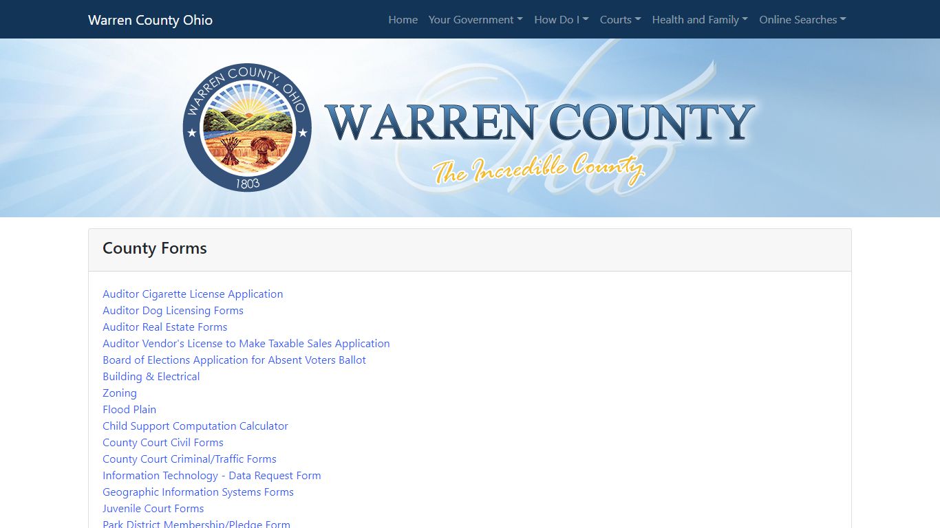 Warren County Ohio - The Incredible County